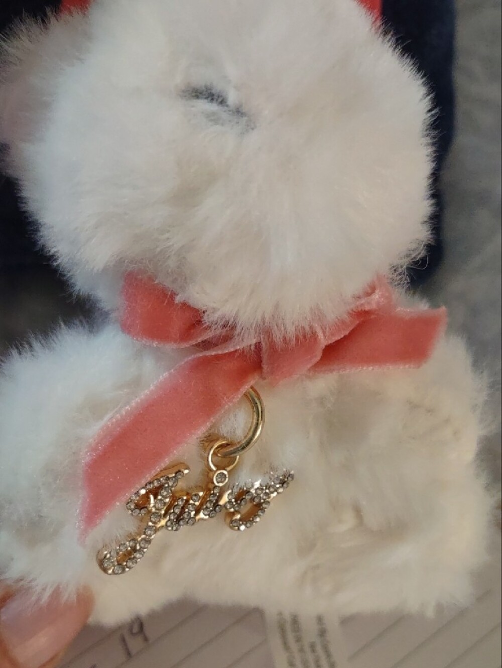 Juicy Couture Strawberry Festival Shoulder Bag Bow Cream Multi NWT Bunny Charm. - Picture 4 of 11